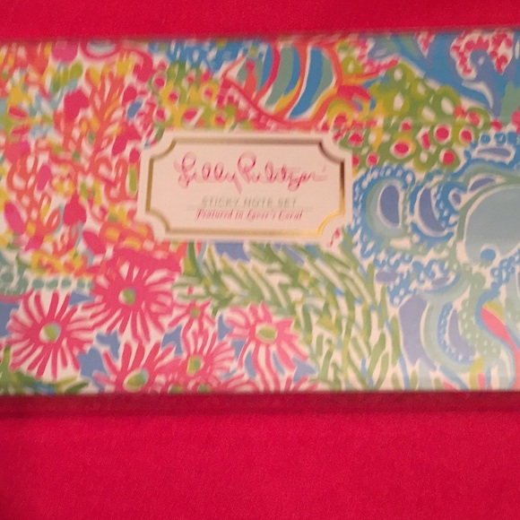 ❤️Lilly Pulitzer Tote & Sticky Notes - Picture 4 of 8
